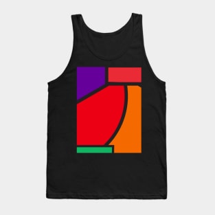 Geometric Pop art  colourful Tank Top